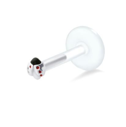Ladybird Shaped Labrets Push-in LA-366CL